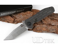 Steel lock Zero Tolerance ZT0620 folding knife with carbon fiber handmade UD405302 